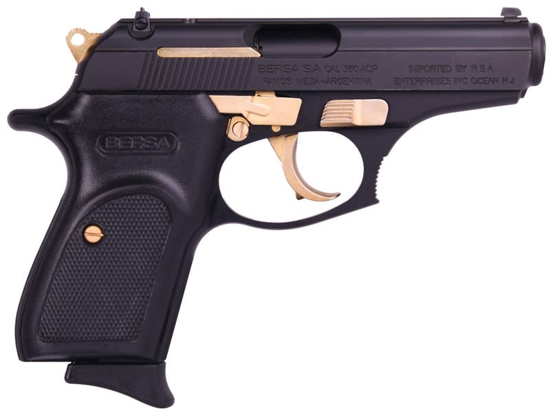 Bersa Thunder 380 Gold / Black .380 Acp 3.5&Quot; Barrel 8-Rounds Bersa Thunder 380 1 6