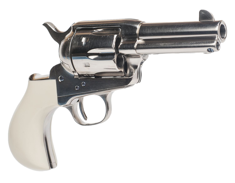 Cimarron Firearms Doc Holliday Thunderer Nickel .45 Colt 3.5&Quot; Barrel 6-Rounds Cimarron Doc Holliday Thunderer 1 1