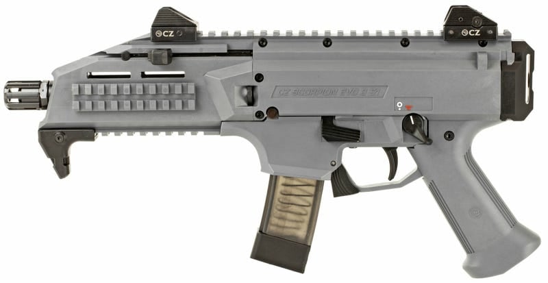 Cz Scorpion Evo 3 S1 Flat Dark Earth 9Mm 7.72&Quot; Barrel 20-Rounds Glory Flag Engraving Cz Scorpion Evo 3 S1 2 4