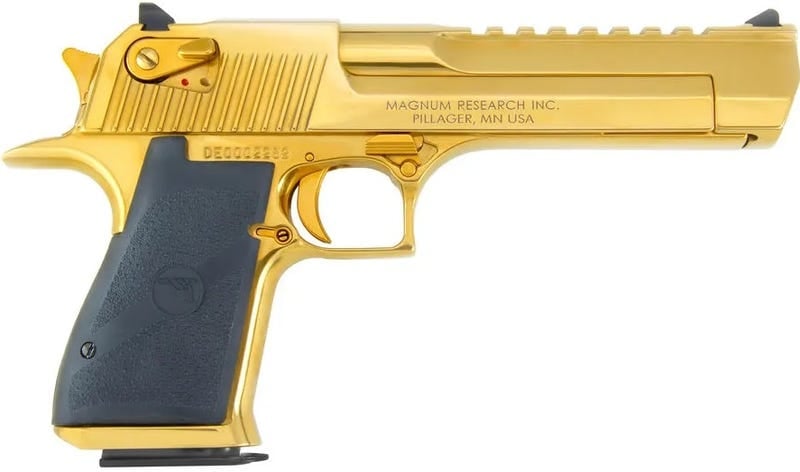 Magnum Research Desert Eagle Mark Xix Gold .50 Ae 6&Quot; Barrel 7-Rounds Deagle 1