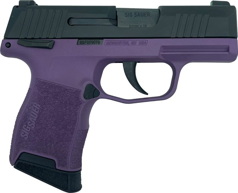 Sig Sauer P365 Purple 9Mm 3.1&Quot; Barrel 10-Rounds Grabagun Exclusive Gag Sg365 9 Bxr3 Ms Purple 2