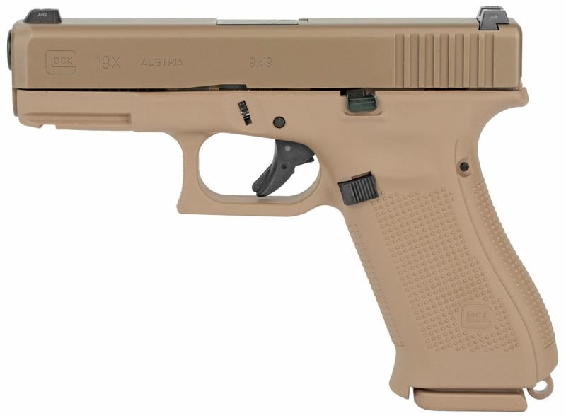 Glock 19X Coyote Tan 9Mm 4.02&Quot; Barrel 19-Rounds Usa Made