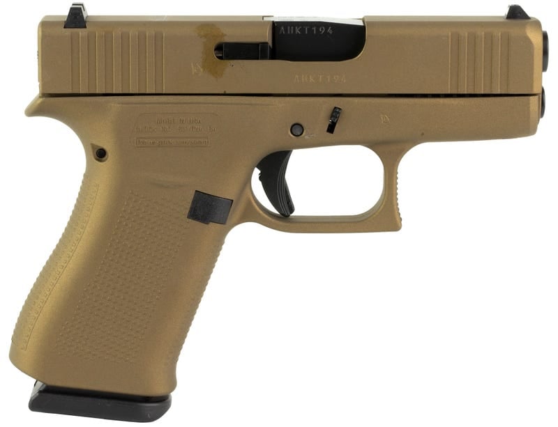 Glock 43X Burnt Bronze 9Mm 3.4&Quot; Barrel 10-Rounds