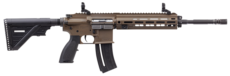 Heckler And Koch Hk 416 Flat Dark Earth .22 Lr 16.1&Quot; Barrel 20-Rounds Hk416 Fde 1