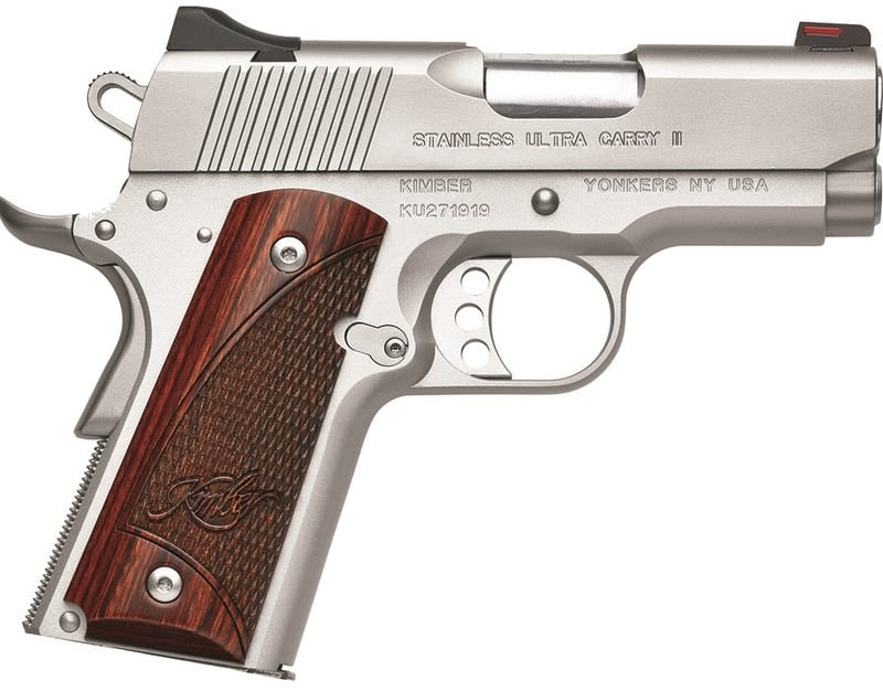 Kimber Ultra Carry Ii Stainless .45 Acp 3&Quot; Barrel 7-Rounds Kimber Ultra Carry Ii 1 2