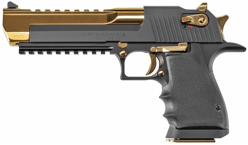 Magnum Research Desert Eagle L6 Gold .50 Ae 6&Quot; Barrel 7-Rounds Magnum Research Desert Eagle L6 2 1