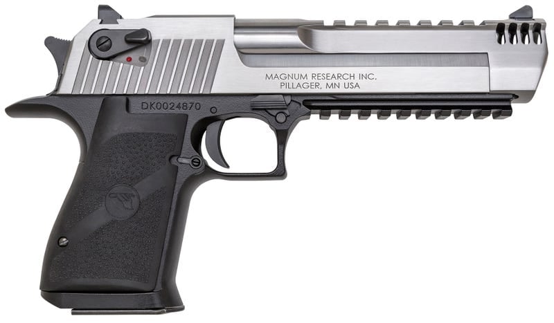 Magnum Research Desert Eagle Mark Xix Stainless .50 Ae 6&Quot; Barrel 7-Rounds Muzzle Brake