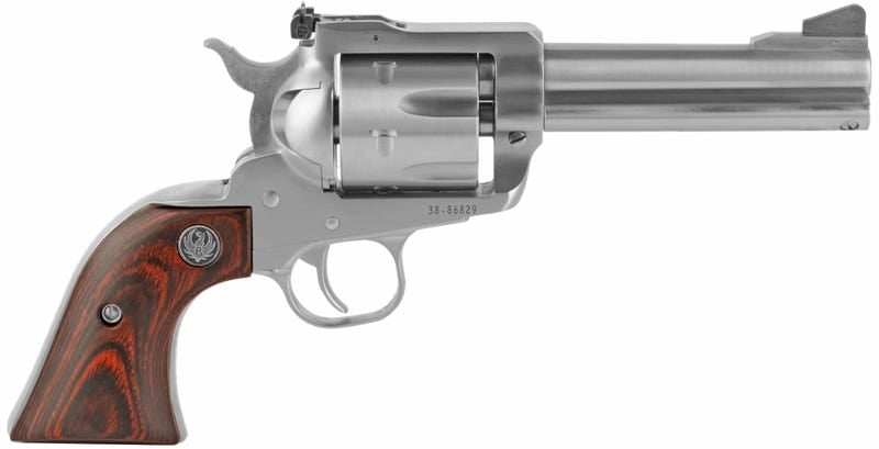 Ruger Blackhawk Convertible Stainless 9Mm / .357 Mag 4.6&Quot; Barrel 6-Rounds Ruger Blackhawk Convertible 1 7