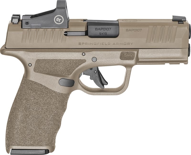 Springfield Armory Hellcat Pro Flat Dark Earth 9Mm 3.7&Quot; Barrel 10-Rounds Ct-1500 Springfield Armory Hellcat Pro 1 2