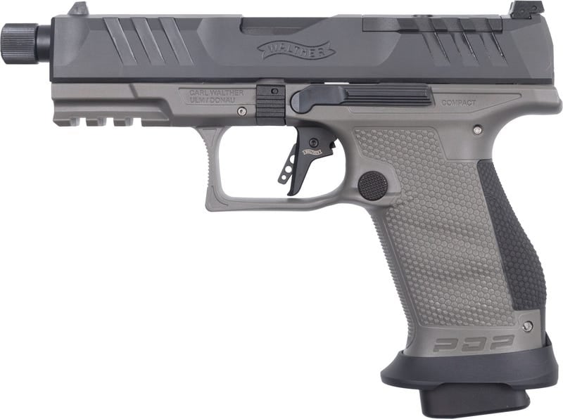 WALTHER PDP PRO SD COMPACT GREY 9MM 4.6" BARREL 18-ROUNDS OPTICS READY - Image 2