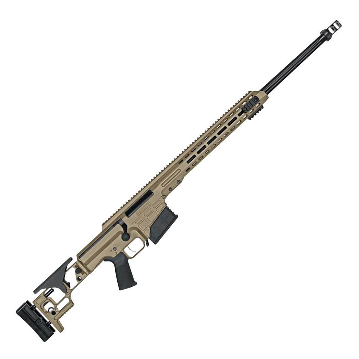 Barrett Mrad Flat Dark Earth Cerakote Bolt Action Rifle - 308 Winchester - 17In Barret Mrad Flat Dark Earth Cerakote Bolt Action Rifle 308 Winchester 17In 1793996 1