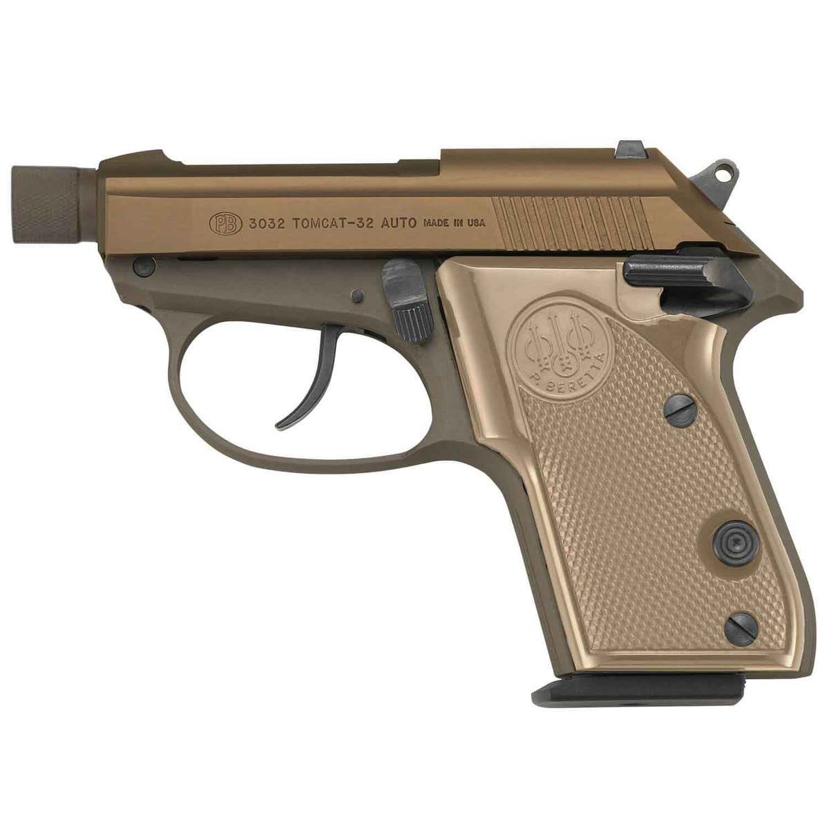 Beretta Tomcat Fde 32 Auto (Acp) 2.9In Fde Pistol - 7+1 Rounds Beretta Tomcat Fde 32 Auto Acp 29In Fde Pistol 71 Rounds 1628367 1