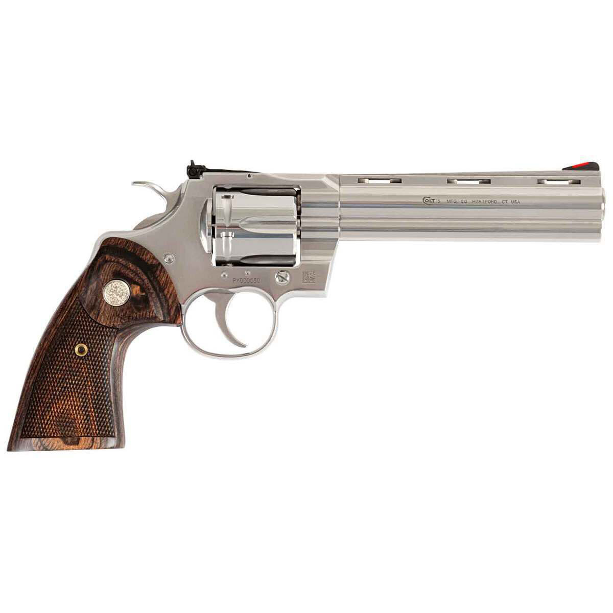 Colt Python 357 Magnum 6in Stainless Revolver - 6 Rounds