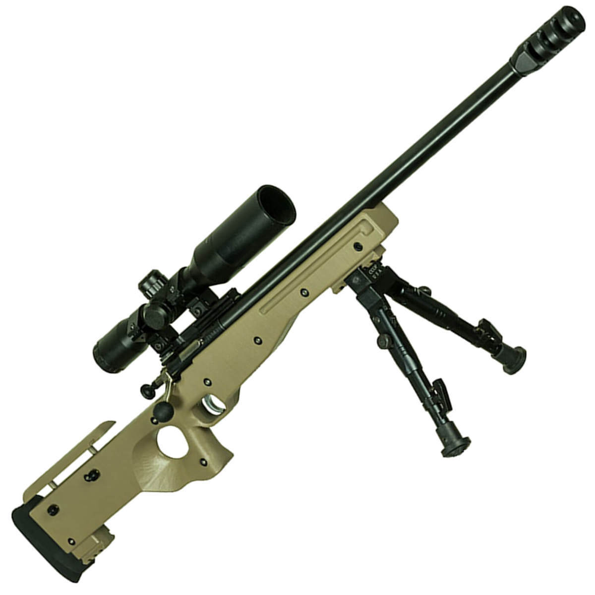 Crickett Precision WMR Package Compact FDE/Black Single Shot Rifle - 22 WMR (22 Mag) - 16.13in crickett precision wmr package fdeblack rifle 1676121 1