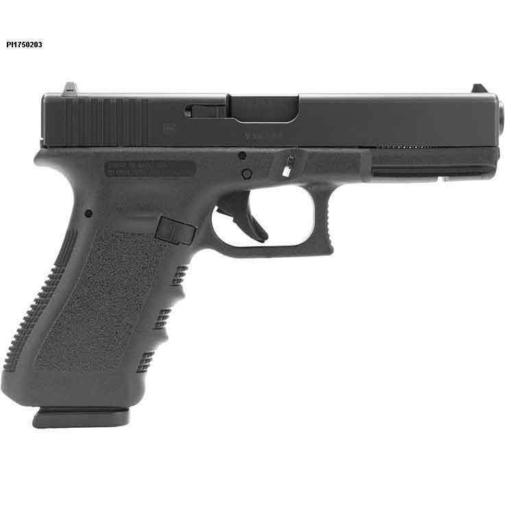 Glock 17 9Mm Luger 4.49In Black Nitride Pistol - 17+1 Rounds Glock G17 9Mm Luger 449In Black Nitride Pistol 171 Rounds 303435 1