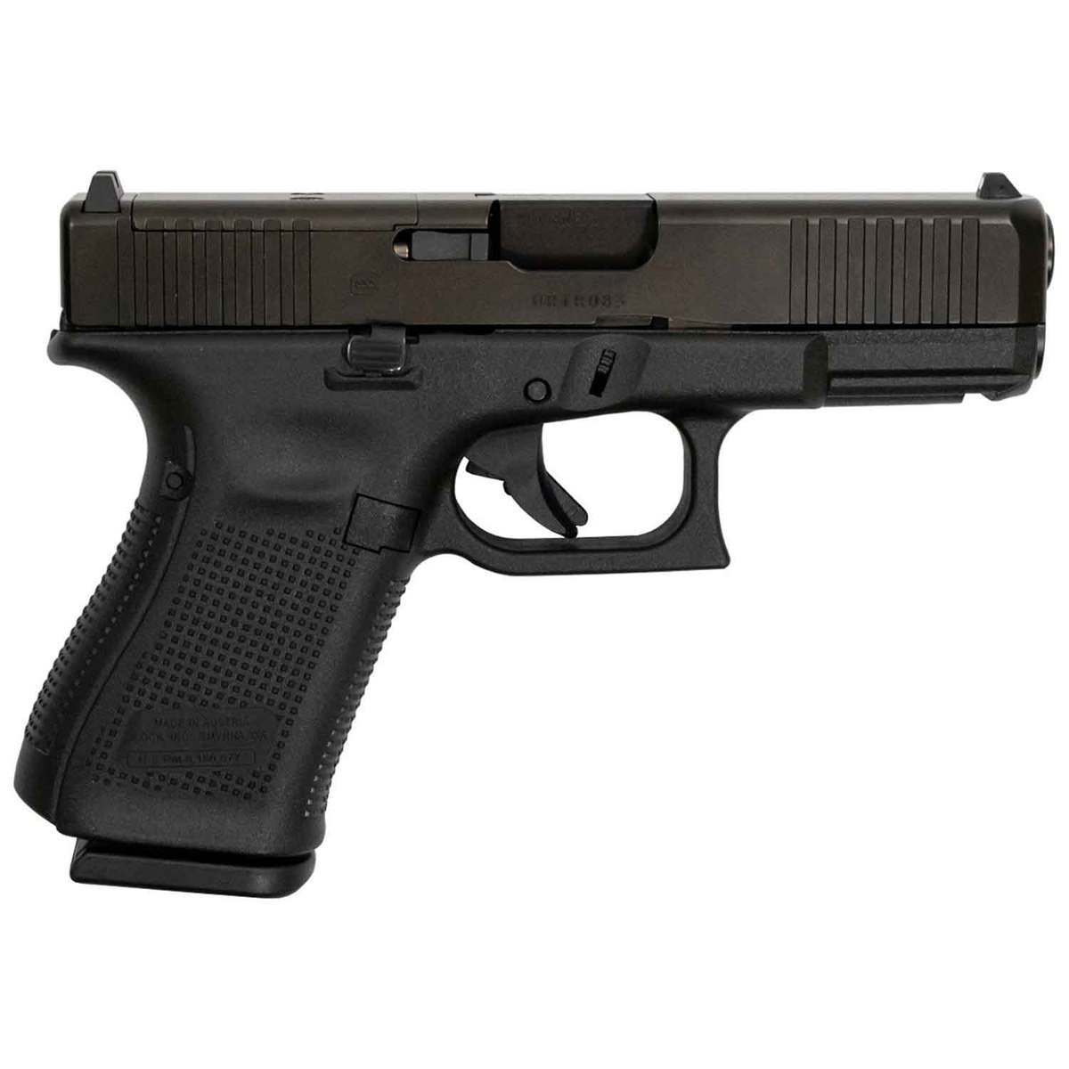 Glock 19 Gen 5 Mos Fs 9Mm Luger 4.02In Black Pistol - 15+1 Rounds Glock G19 Gen 5 Mos Fs 9Mm Luger 402In Black Pistol 151 Rounds 1532767 1