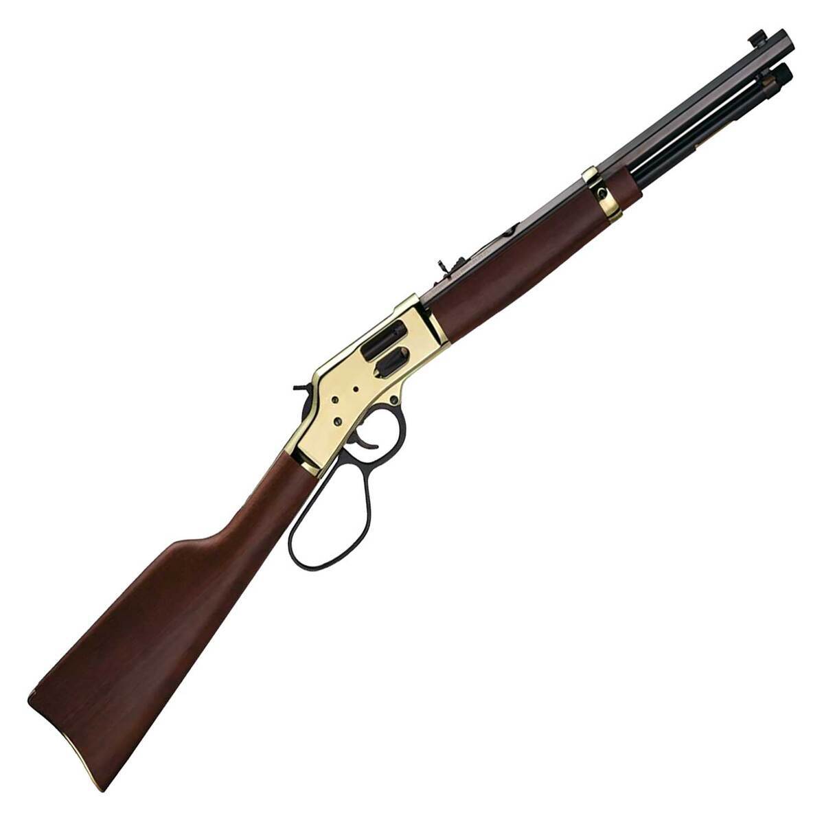 Henry Big Boy Brass Side Gate Carbine Polished Hardened Brass Lever Action Rifle - 44 Magnum - 16.5In Henry Big Boy Brass Side Gate Carbine Polished Hardened Brass Lever Action Rifle 44 Magnum 165In 1818629 1