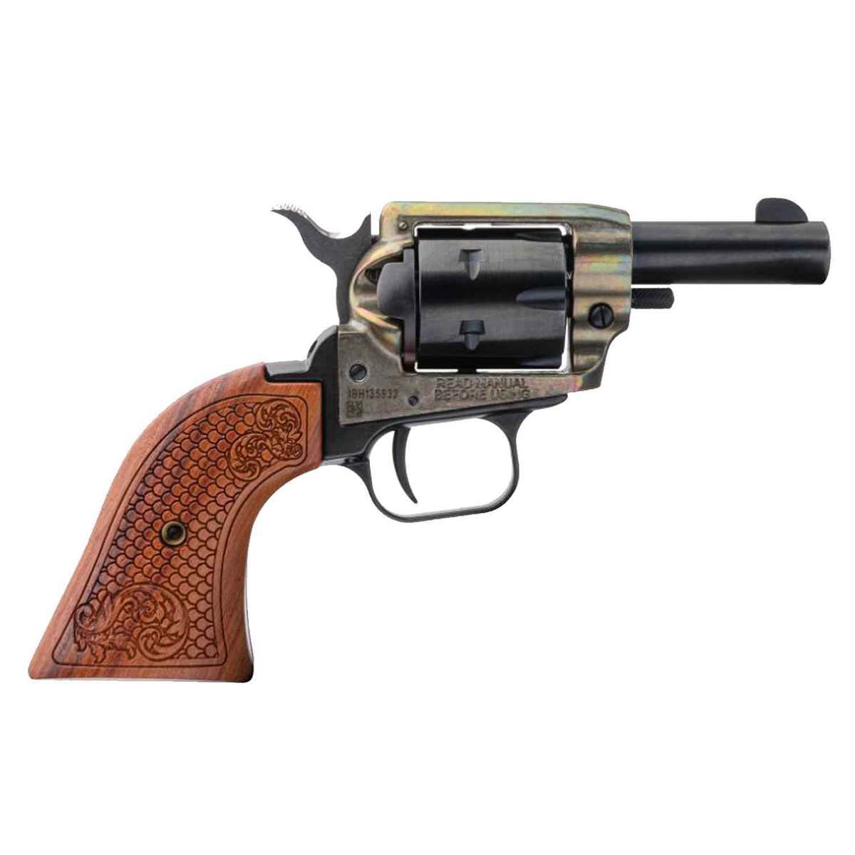 Heritage Barkeep 22 Long Rifle 2.68in Wood/Black Revolver - 6 Rounds heritage barkeep 22 long rifle 268in woodcase hardened revolver 6 rounds 1696550 1