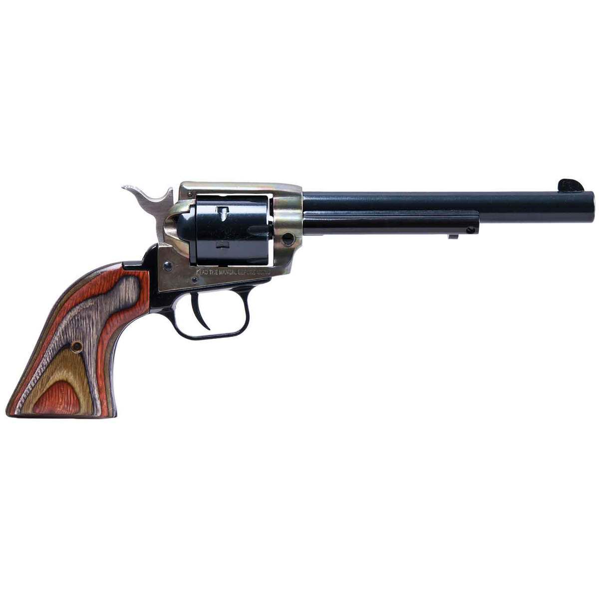 Heritage Rough Rider Small Bore C-Hardened 22 Long Rifle 6.5in Black Revolver - 6 Rounds heritage rough rider small bore c hardened 22 long rifle 65in black revolver 6 rounds 1618401 1