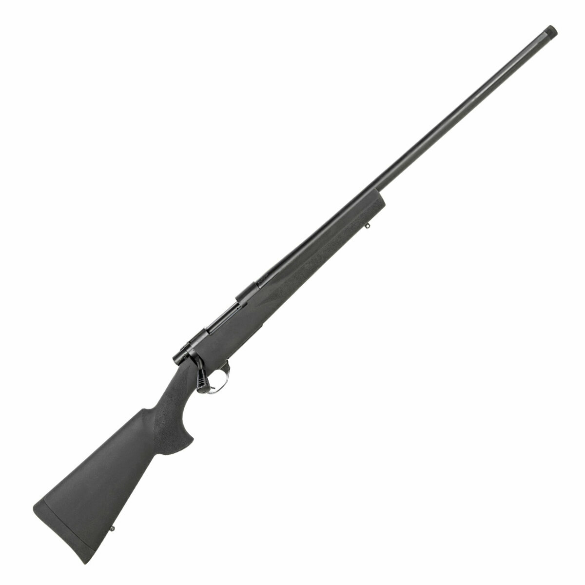 Howa 1500 Hogue Black Bolt Action Rifle - 6.5 Creedmoor - 26in howa 1500 hogue black bolt action rifle 65 creedmoor 26in heavy 1705314 1