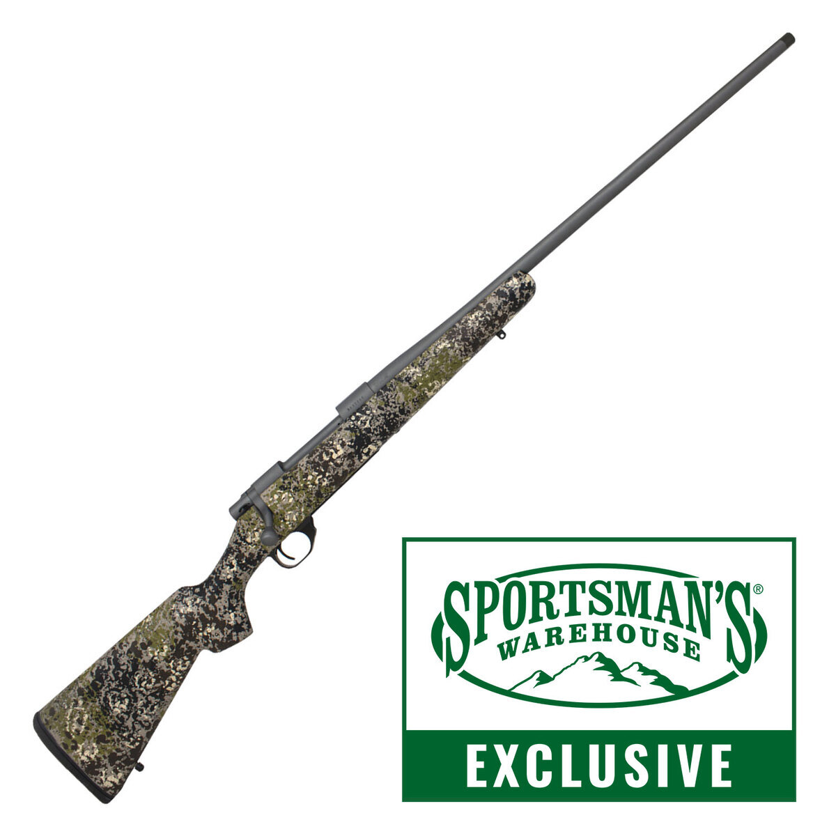 Howa Randy Newberg 2 Carbon Stalker Gun Metal Gray/Camo Bolt Action Rifle - 300 Winchester Magnum - 24In Howa Randy Newberg 2 Carbon Stalker Gun Metal Graycamo Bolt Action Rifle 300 Winchester Magnum 24In 1696527 1