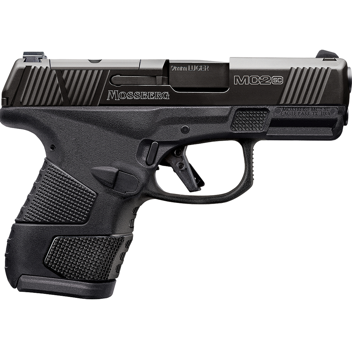 Mossberg Mc2 9Mm Luger 3.4In Black Pistol - 14+1 Rounds Mossberg Mc2 9Mm Luger 34In Black Pistol 141 Rounds 1719470 1