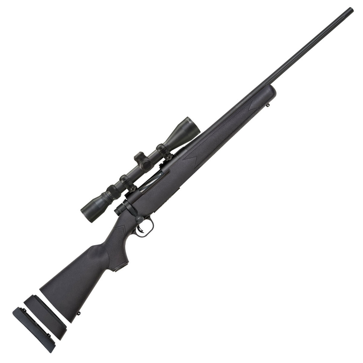 Mossberg Patriot Compact Super Bantam Scoped Black Bolt Action Rifle - 350 Legend Mossberg Patriot Youth Super Bantam Scoped Black Bolt Action Rifle 350 Legend 1625148 1