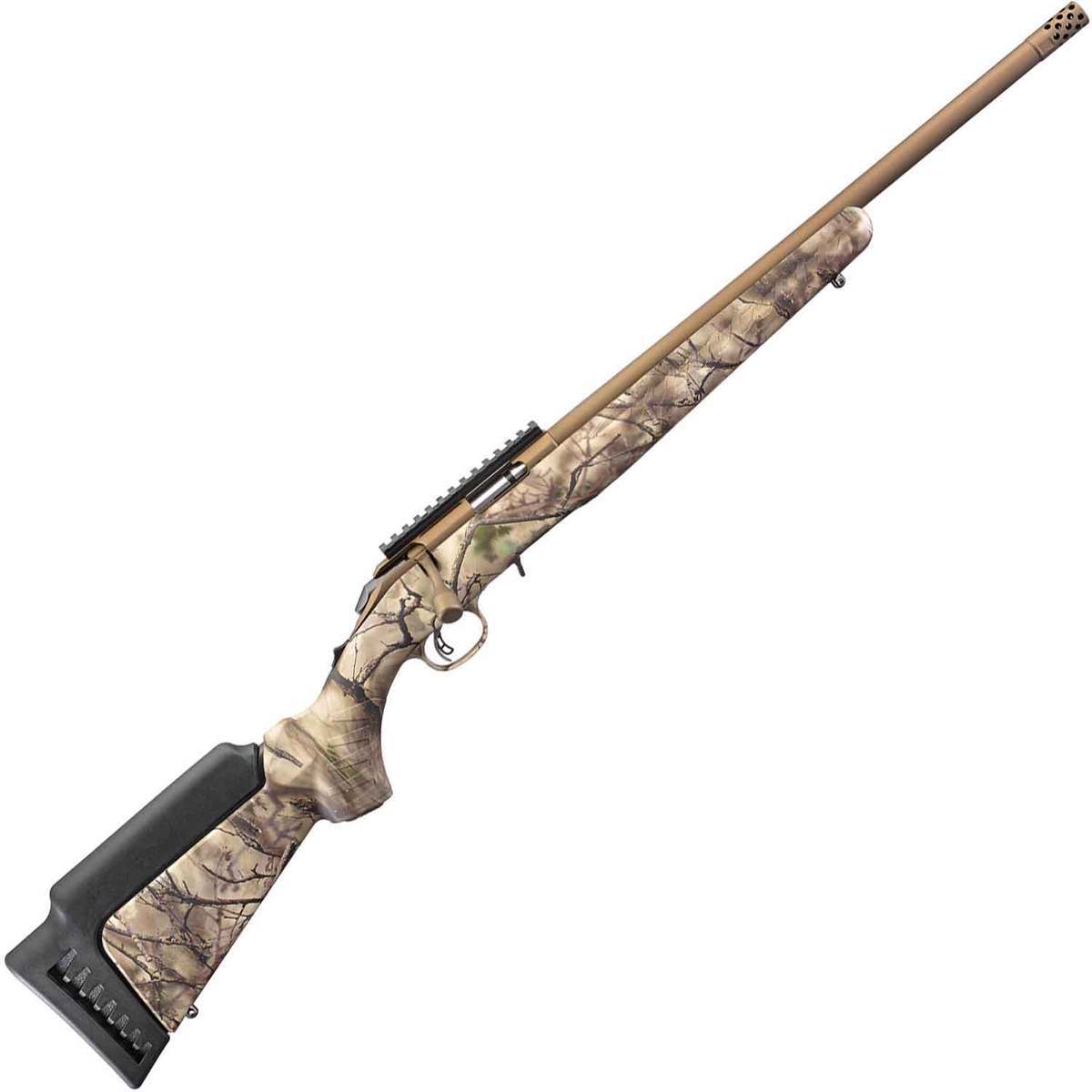 Ruger American Rimfire Go Wild Camo Bronze Cerakote Bolt Action Rifle - 22 Wmr (22 Mag) Ruger American Rimfire Go Wild Camo Bronze Cerakote Bolt Action Rifle 22 Wmr 22 Mag 1540137 1