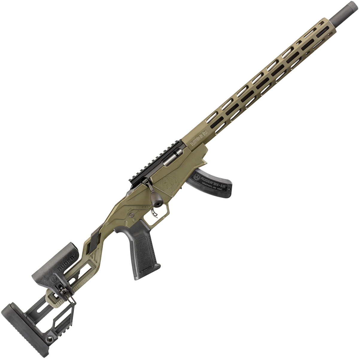 Ruger Precision Rimfire Od Green Cerakote Bolt Ation Rifle - 22 Long Rifle Ruger Precision Rimfire Od Green Cerakote Bolt Ation Rifle 22 Long Rifle 1529388 1