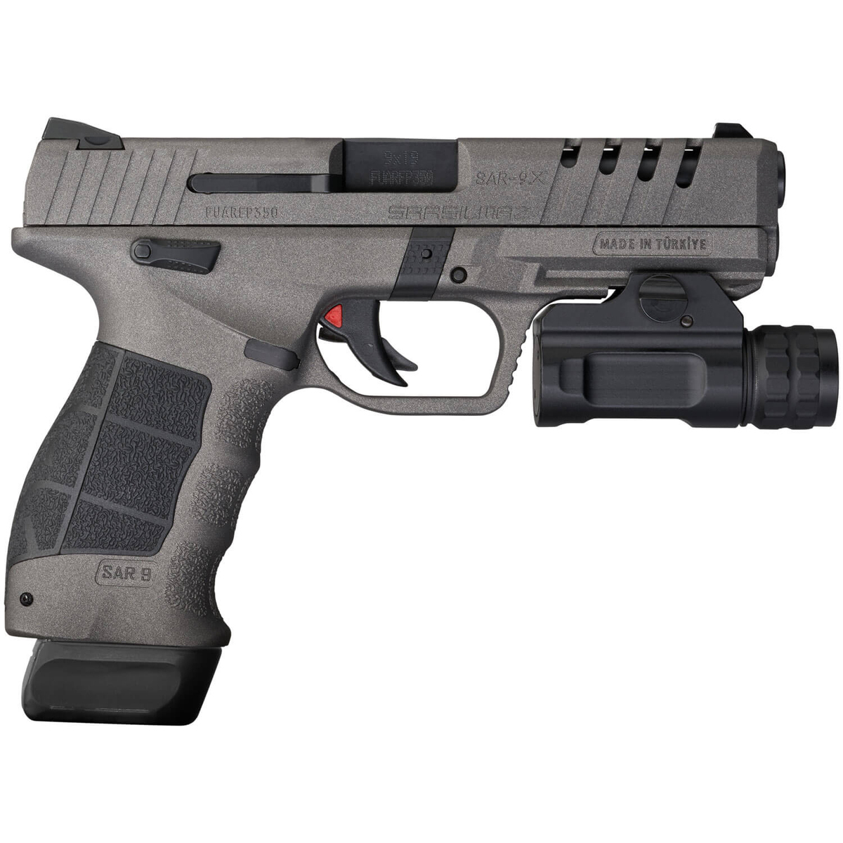 Sar Usa Sar9 X Package 9Mm Luger 4.4In Platinum/Black Pistol - 19+1 Rounds Sar Usa Sar9 X Package 9Mm Luger 44In Platinumblack Pistol 191 Rounds 1675020 1