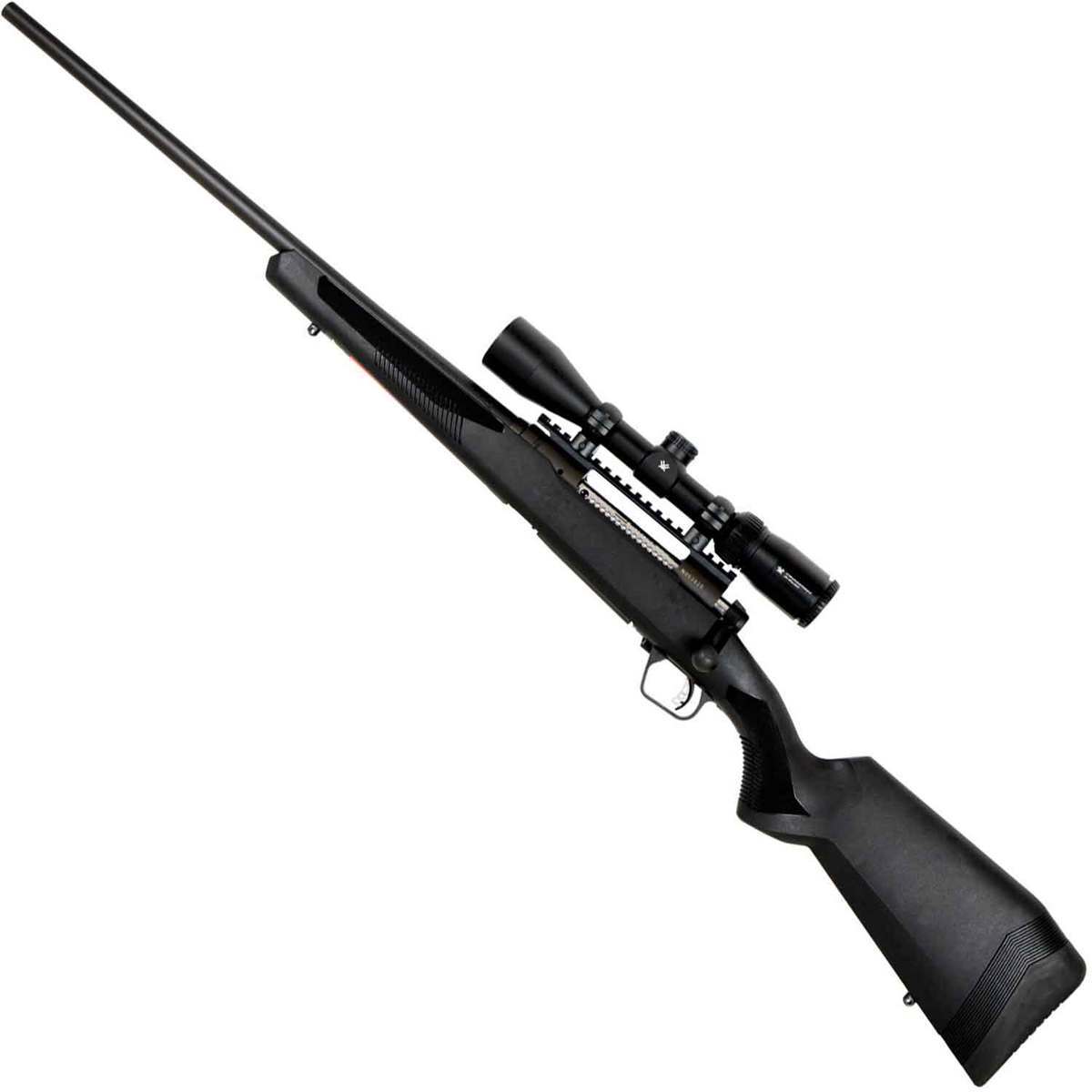 Savage Arms 110 Apex Hunter XP with Vortex Crossfire II Scope Matte Black Left Hand Bolt Action Rifle - 25-06 Remington - 24in savage arms 110 apex hunter xp left hand with vortex crossfire ii scope black bolt action rifle 25 06 remington 1541358 1