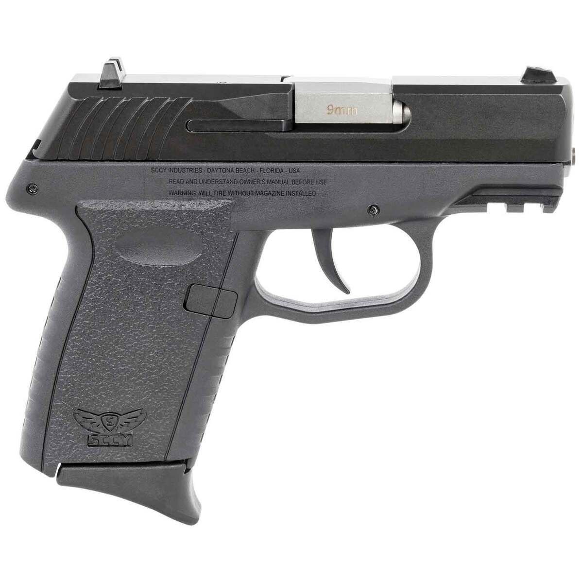 SCCY CPX-2 Gen3 9mm Luger 3.1in Black Pistol - 10+1 Rounds sccy cpx 2 gen3 9mm luger 31in black pistol 101 rounds 1790815 1