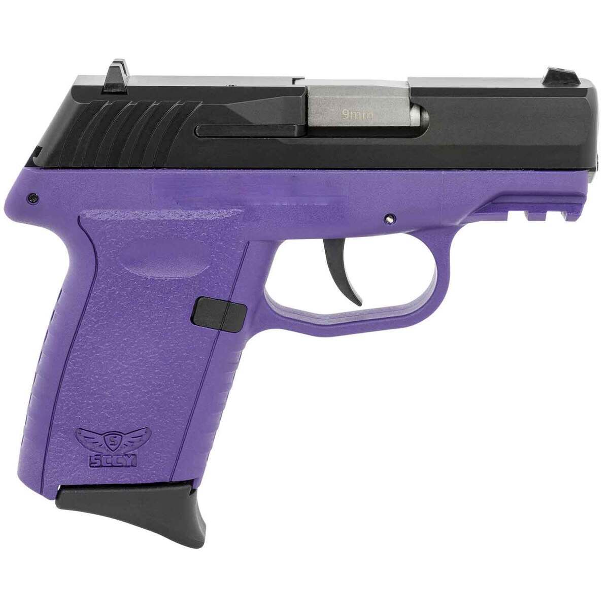 SCCY CPX-2 Gen3 9mm Luger 3.1in Purple/Black Nitride Pistol - 10+1 Rounds sccy cpx 2 gen3 9mm luger 31in purple pistol 101 rounds 1790785 1