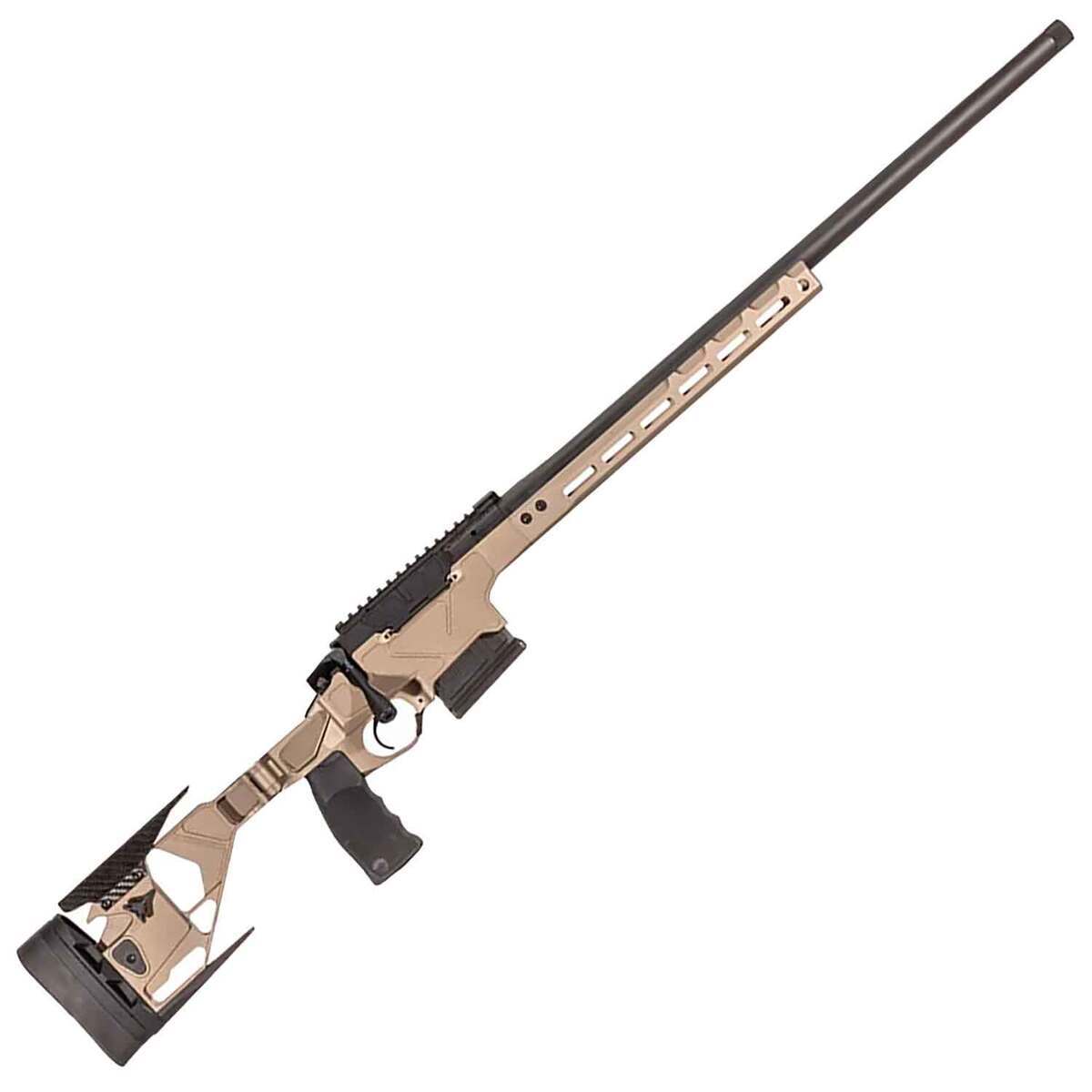 Seekins Precision Havak Hit Pro Anodized/Tan Bolt Action Rifle - 223 Wylde - 18in seekins precision havak hit pro dark earth bolt action rifle 223 wylde 24in 1793193 1