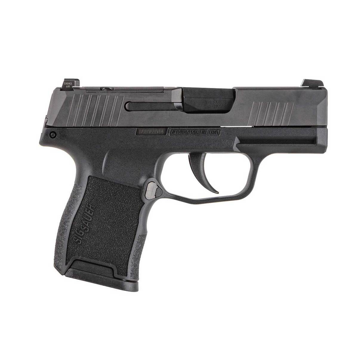 Sig Sauer P365 380 Auto (Acp) 3.1In Black Pistol - 10+1 Rounds Sig Sauer P365 380 Auto Acp 31In Black Pistol 101 Rounds 1736694 1