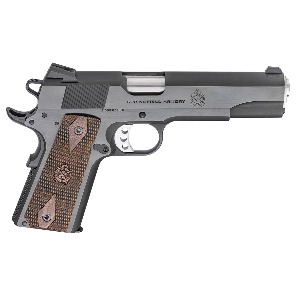 Springfield Armory 1911 Garrison 9Mm Luger 5In Blued/Gray Pistol - 9+1 Rounds Springfield Armory 1911 Garrison 9Mm Luger 5In Bluedgray Pistol 91 Rounds 1790913 1