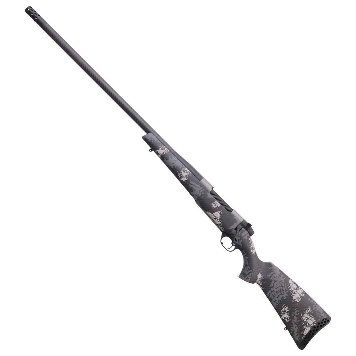 Weatherby Mark V Backcountry 2.0 Ti Carbon Graphite Black Cerakote Left Hand Bolt Action Rifle - 300 Weatherby Magnum - 26in weatherby mark v backcountry 20 ti carbon graphite black cerakote left hand bolt action rifle 300 weatherby magnum 26in 1716523 1