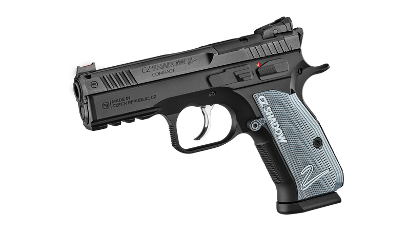 Cz Shadow 2 Compact Black / Grey 9Mm 4&Quot; Barrel 15-Rounds Optics Ready 01 1