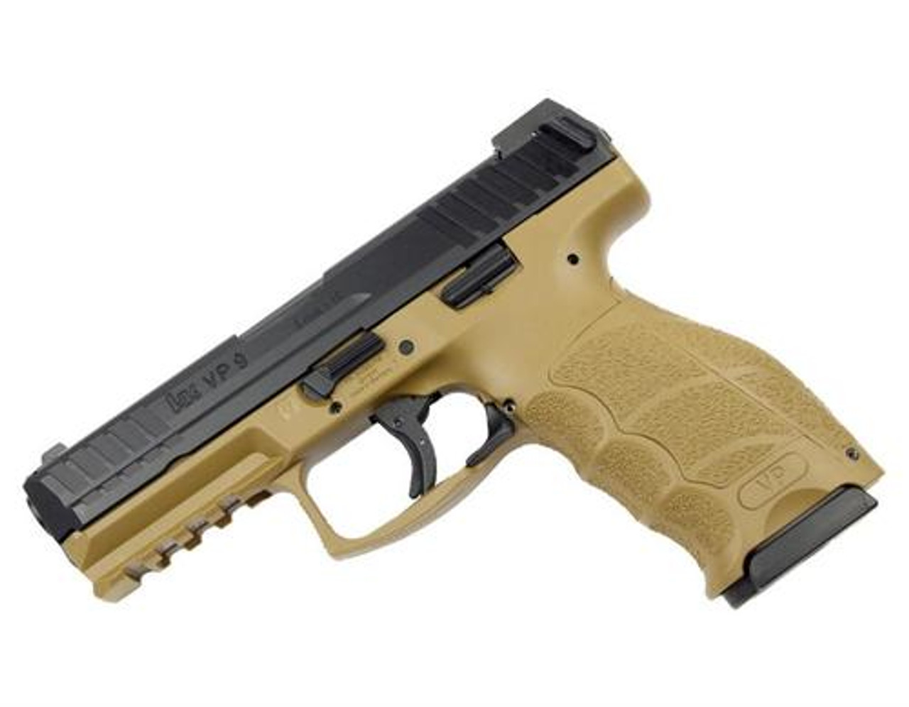 Hk Vp9 9Mm Flat Dark Earth 4&Quot; Barrel Nite Sites 15Rd Mag