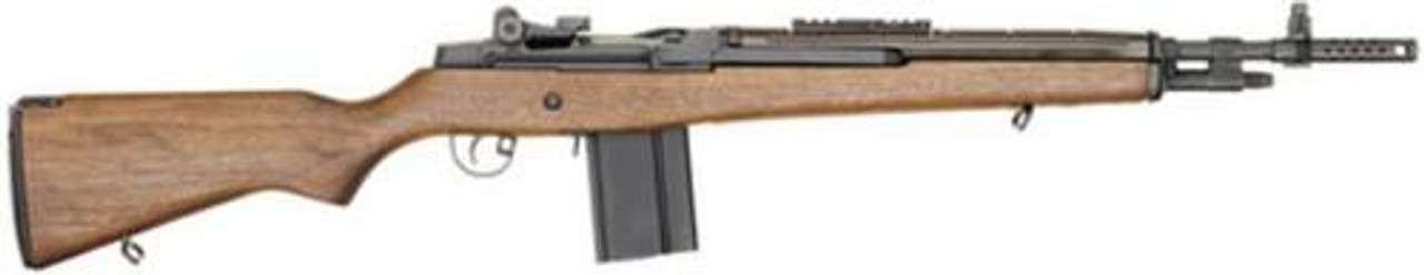 Springfield M1A Scout Squad Sa 308 Win 18&Quot; Walnut Stock Blue 10Rd