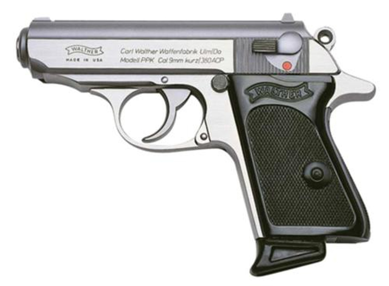 Walther Ppk .380 Acp 3.3&Quot; Barrel Stainless Finish 6 Round, 2 Mags Walther 723364209932 40038.1575502176 2