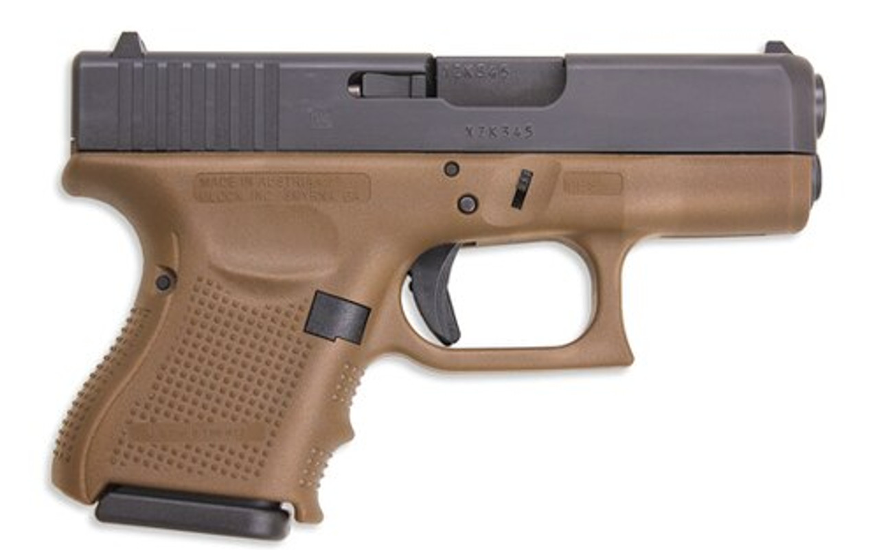 Glock G26 Gen4 9Mm Flat Dark Earth Frame 10 Round