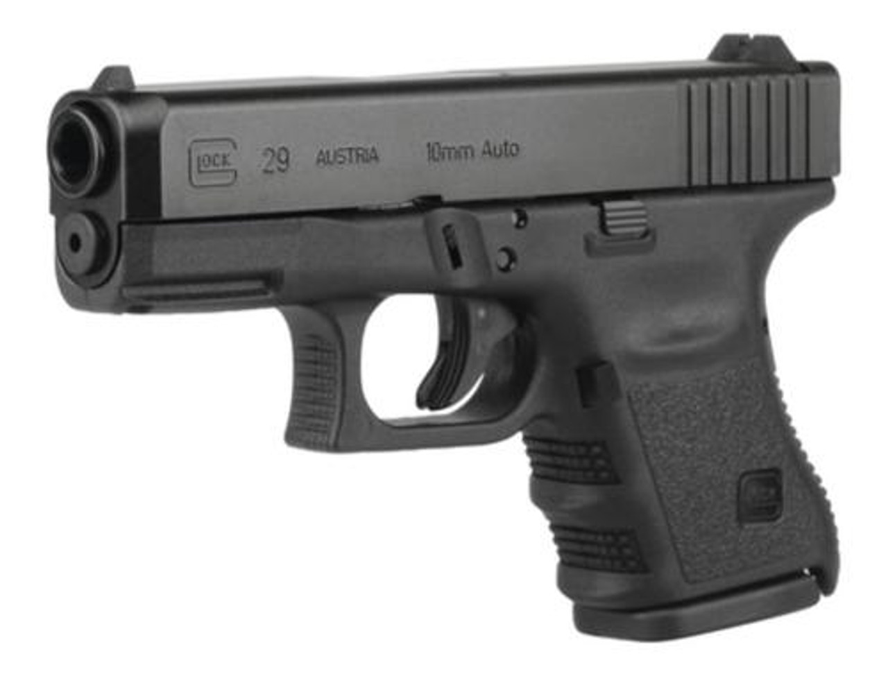 Glock G29 Gen4 10Mm 3.78 Inch Barrel Black Fixed Sights 10 Round Mag