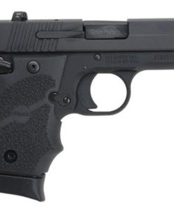 Sig P938 9MM 3IN Nitron Black SAO Siglite Black Rubber Grip (1) 7RD Steel MAG Ambi Safety