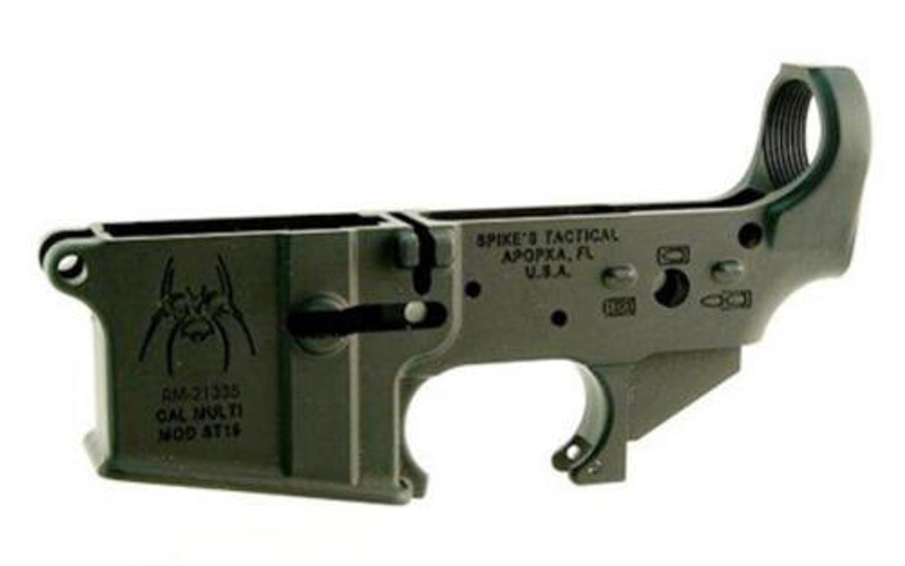 Spikes Lower Receiver Stripped St-15 Spider