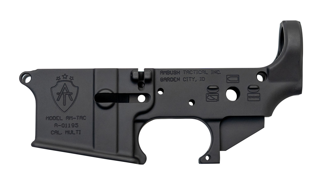 Ambush Tactical Stripped Ar-15 Lower Receiver